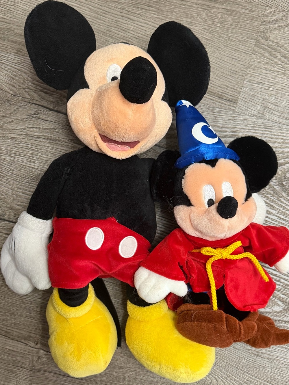 Lot of 2 Mickey Mouse Disney Stuffed Animals